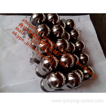 Injection Screw Heads Tips And Screw Rings Screw Barrel Parts For Plastic Machines 